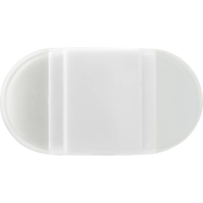 Plastové strúhadlo na ceruzky s gumou, biela Plastové strúhadlo na ceruzky s gumou, biela